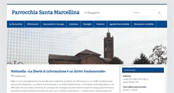 Desktop Screenshot of parrocchiasantamarcellina.it