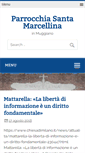 Mobile Screenshot of parrocchiasantamarcellina.it